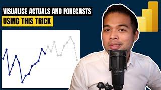 Visualise FORECASTS in your Line Charts using this SIMPLE TRICK! // Beginners Guide to Power BI 2022
