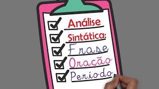 O que é Frase, Oração e Período? Análise Sintática - Rápido e fácil  I Português On-line