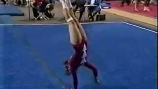 1987 NCAA Championships   Jill Stuart FX