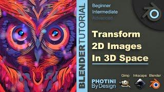 2D Image To 3D - Blender Tutorial