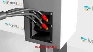 istereos - How to connect bi-wire speakers.