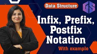 Lec-36: Infix, Prefix & Postfix‍ with examples | Data Structure