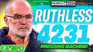 Bielsa's RUTHLESS 4231 FM24 Tactic! (4+ Goals!) | Best FM24 Tactics!