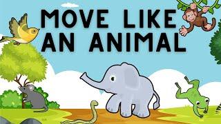 Move like an Animal | Brain Breaks for Kids | Animal Games for Kids