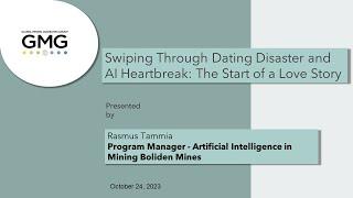 GMG Webinar | Rasmus Tammia: Swiping Through Dating Disaster and AI Heartbreak