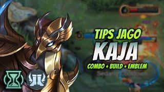 CARA MAIN KAJA META TERBARU ! BUILD & EMBLEM KAJA TERBARU 2023 ! | KAJA ROAMER GAMEPLAY