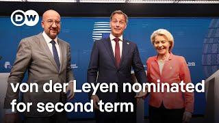 EU leaders endorse candidates for top roles in commission, parliament | DW News