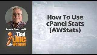 how to use cpanel stats