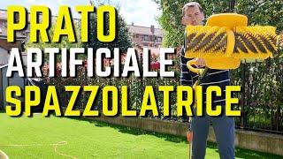 SPAZZOLATRICE ERBA SINTETICA Garland giardino prato sintetico sempre PERFETTO