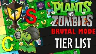 Plants vs. Zombies Brutal Mode Mod TIER LIST