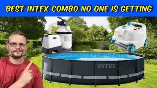 Intex Ultra XTR 16x40 Pool with Pool Vacuum and Sand Filter