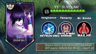 EMBLEM BUILD MIX FOR THE STRONGEST SUYOU!!! Try (Suyou Gold Lane) - Mobile Legends