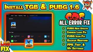 How to install Tencent Gaming Buddy Update Official Version with PUBG Mobile 1.6  | Eng Fix | Packs