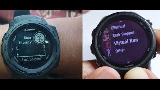 Garmin FR245 vs Garmin Instinct Solar