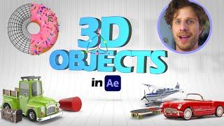 3D Model Import in After Effects - New Feature 2023