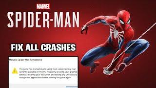Fix Marvel’s Spider-Man Remastered Error The Game Has Crashed Due To Using More Video Memory On PC