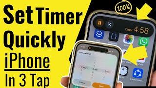 How to Quickly Set Timer on iPhone in Just 3 Taps