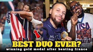 Team USA, Lebron James & Stephen Curry Celebration after Winning the GOLD MEDAL