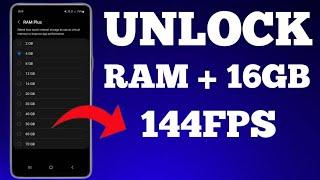 Unlock 120fps CPU + Ram 16GB No-Root 100% Working | Max FPS Fix Lag - No Root