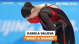Tearful Kamila Valieva finishes in 4th place | 2022 Winter Olympics