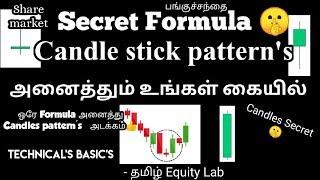 ஒரே Formula அனைத்து Candle stick pattern's அடங்கிவிடும் | Tamil share market | Tamilequitylab