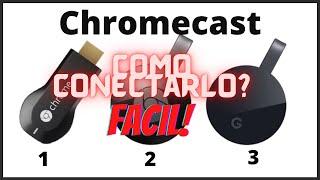 Google Chromecast como conectarlo?  Todas las generaciones paso a paso!!