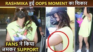 Rashmika Mandanna's Oops Moment Went Viral, Fans Supports Pushpa Actress
