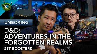 Unboxing The New D&D Set Booster From Magic The Gathering Adventures In The Forgotten Realms!