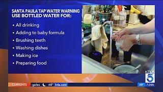 Santa Paula residents told not to drink their tap water