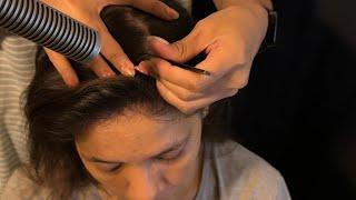 ASMR Detailed Scalp Examination  Hair Pulling | Scratching an itchy head Fast & aggressively