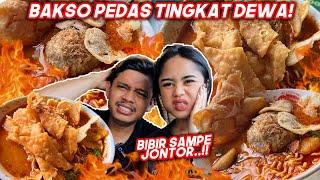 BAKSO SUPER PEDAS TINGKAT DEWA!! BIBIR SAMPE JONT0R!!