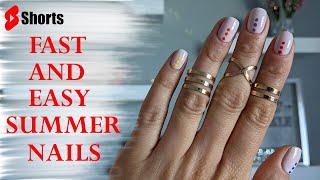 EASY MANICURE AT HOME | Perfect Nails at Home #shorts