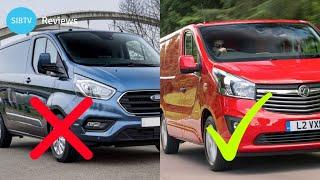 Ford Transit Custom or Vauxhall Vivaro which is better?  Van comparison review