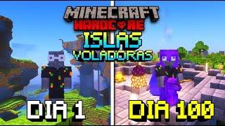 SOBREVIVÍ 100 Días en ISLAS VOLADORAS en Minecraft HARDCORE... Parte 2