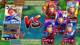 5 Mythical Glory Vs Yuzuke Solo Gamer | They Said "EZ Win?! " | Okay, Let's See! 🫣 (Intense Match!)