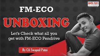 Unboxing of CA Inter FM-ECO Pendrive classes By CA Swapnil Patni