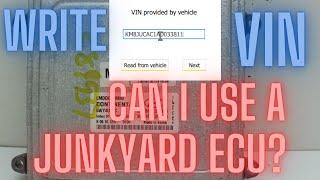 How To Program a Junkyard Engine Computer | Write VIN | Used ECU