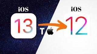 Downgrade iOS 13 to 12 Without losing data