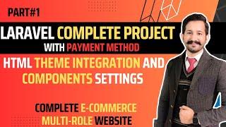 Laravel E-commerce Website|Theme integration in Hindi