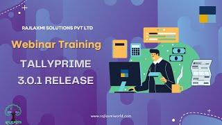 TallyPrime 3.0.1 Release Features | #Webinar | 29-7-23 | #TallyPrime3 #Training #RSPL