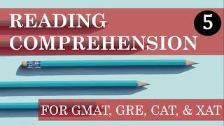 Reading Comprehension for CAT/GMAT/GRE/XAT