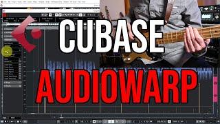 How to use Cubase audio warp to tighten up a bass track!!