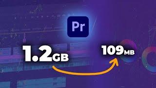 Export Videos with Small File Sizes in Adobe Premiere Pro