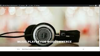 Music player for WooCommerce plugin, activate and configure the music player on all products at once