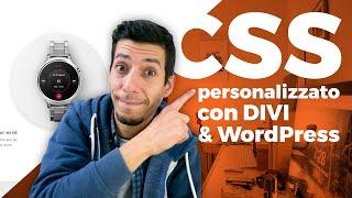 CSS personalizzato con DIVI e WordPress - Webdesign Tutorial