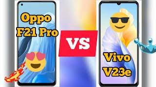 Oppo F21 Pro Vs Vivo V23e || Detailed Specifications Comparison @TechieSeemab || Microscopic Cam