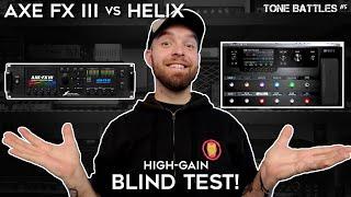 BLIND TEST! Axe Fx III vs Helix! (High-Gain Metal Battle!)