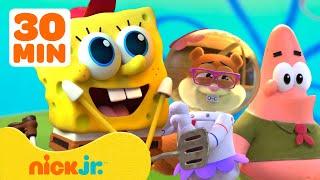 SpongeBob's Kamp Koral BFF Adventures & More!  30 Minute Compilation | Nick Jr.