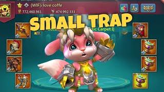 Lords Mobile - 700m trap can capp FULL EMPEROR? Ralling online targets. Interesting moments