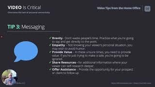 Sales Video Tips From The Home Office | Martech Zone
